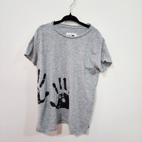 Nununu handprint tee, size 6/7 - Picture 1 of 4